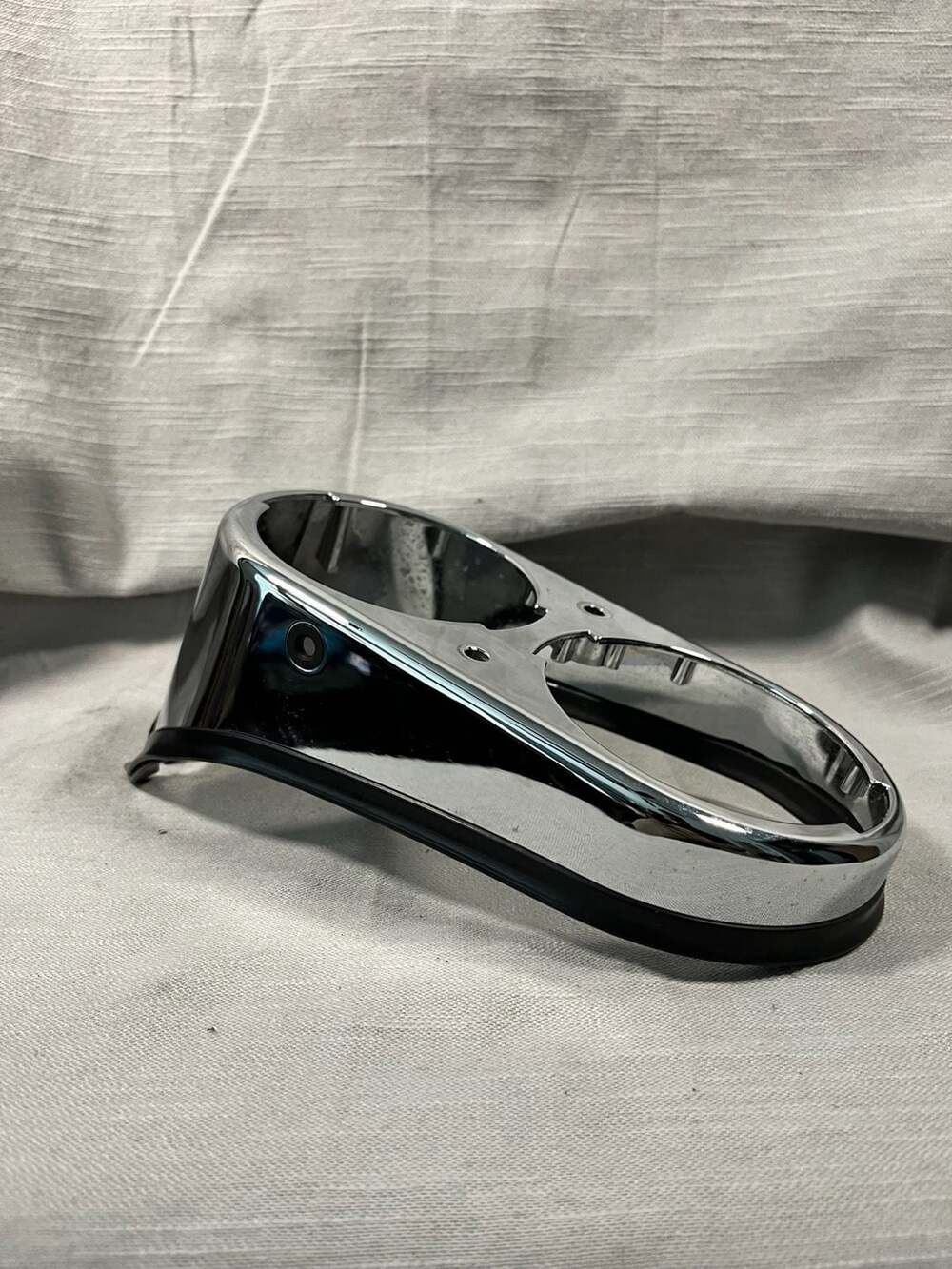 Harley Davidson FXR FXRS Chrome Tank Dash Console Gauge Mount Panel